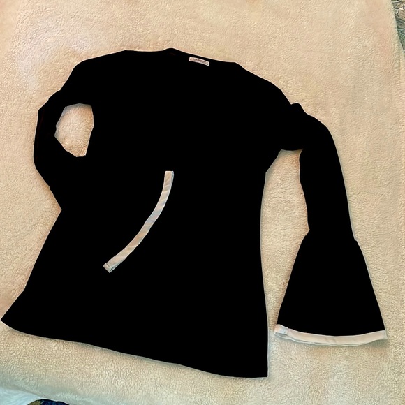 Black Zara long sleeved tunic - Picture 2 of 4